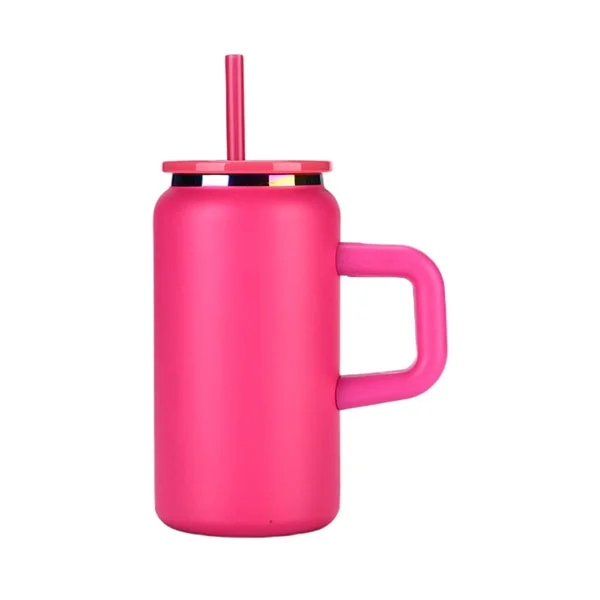 16oz Vacuum Stainless Steel Can Mugs with Removable Handles