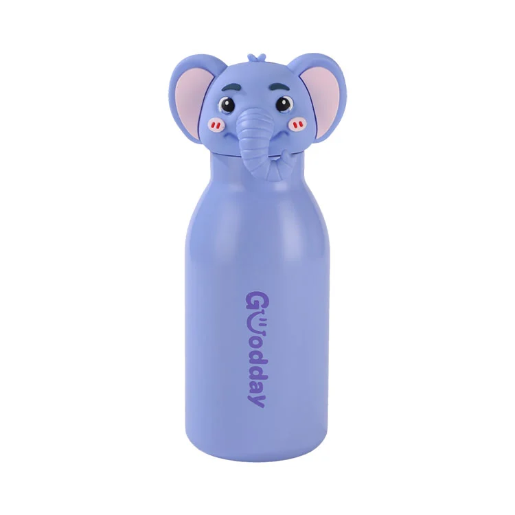 450ml Cartoon Head Children's Stainless Steel Water Cup