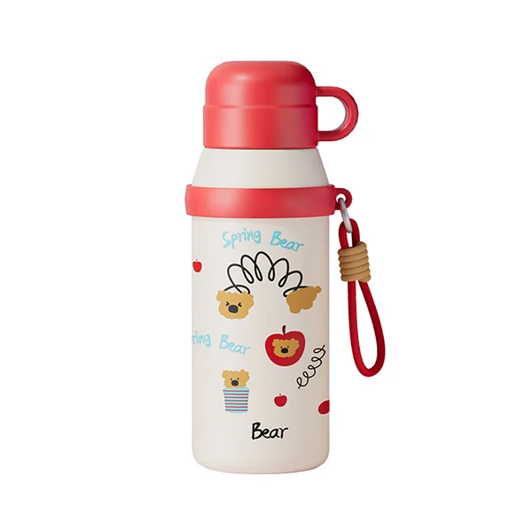 Flip Straw Insulated Water Bottle with Straw