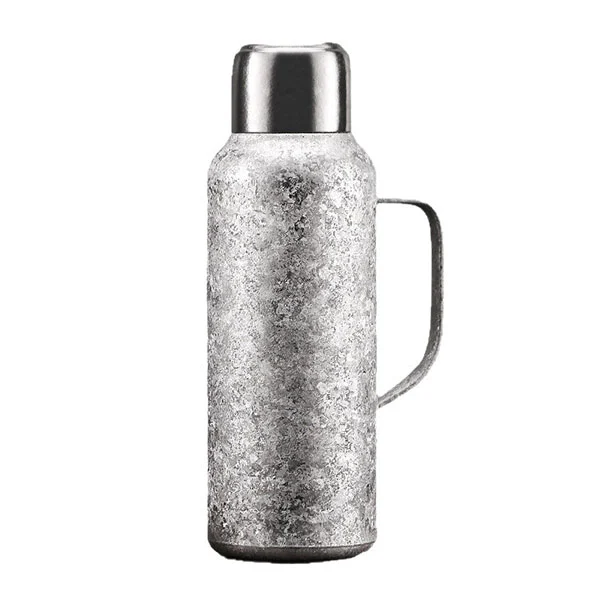 Ice-crystal Pure Titanium Water Bottle