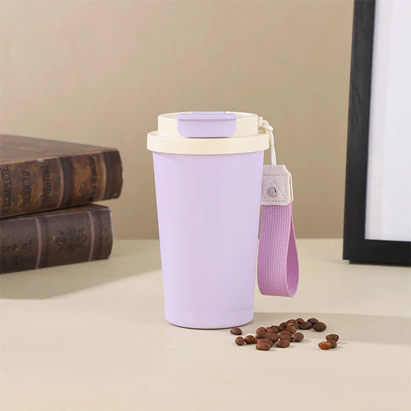 Stainless Steel Vacuum Insulated Water Bottle with Straw