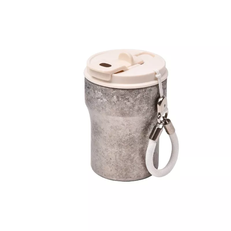Titanium Duo Drink Coffee Mug with Lid